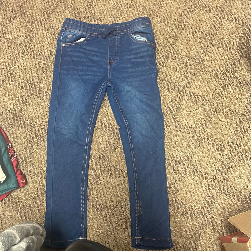Drawstring jeans